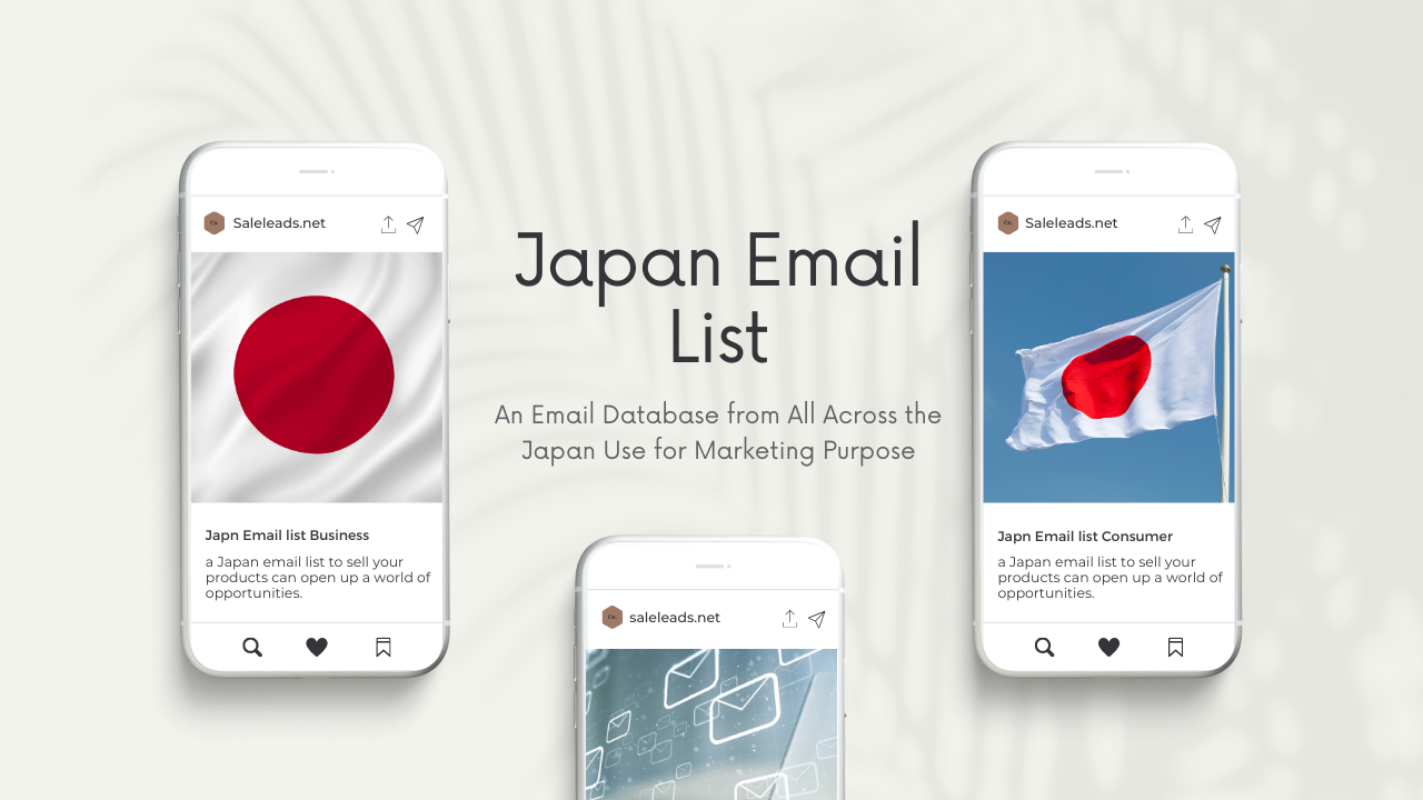 How to Use The Comprehensive Japan Email List For Selling Products?